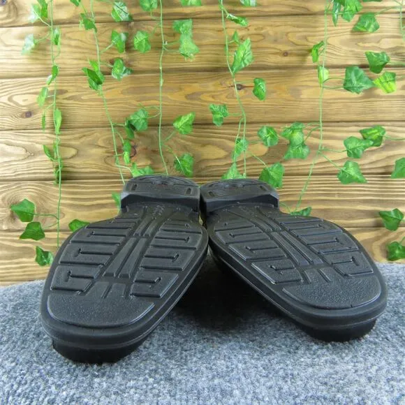 Ecco Men's Loafer Black Leather Size 45M Gently Used 2025