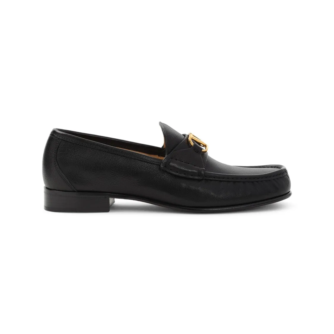 Elegant Black Leather Loafers