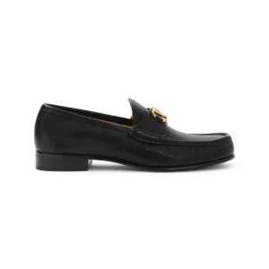 Elegant Black Leather Loafers