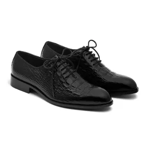 Elite Evoke's Black Charm Crocodile Oxford