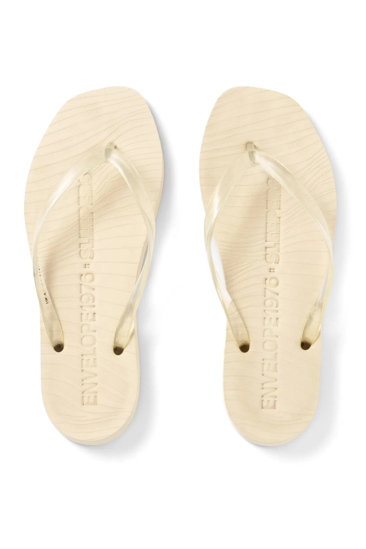Envelope 1976 x Sleepers Cream with transparent strap