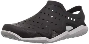 Ethics Stylish Blue Rubber Clogs for Men's (12 UK, B Black)