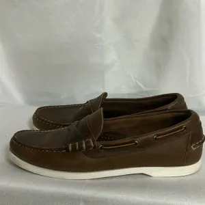 EUC Allen Edmonds Kirkwood Hand Sewn Loafer Golden Brown Chromexcel Mens 9D
