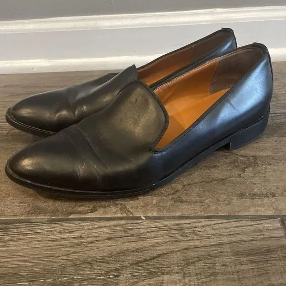 Everlane Women's Black Modern Loafer Leather Made In Italy Shoe Size 9.5‎