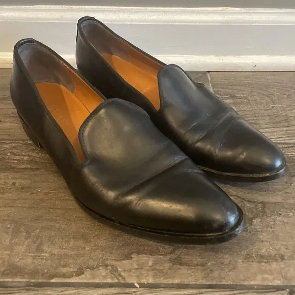 Everlane Women's Black Modern Loafer Leather Made In Italy Shoe Size 9.5‎