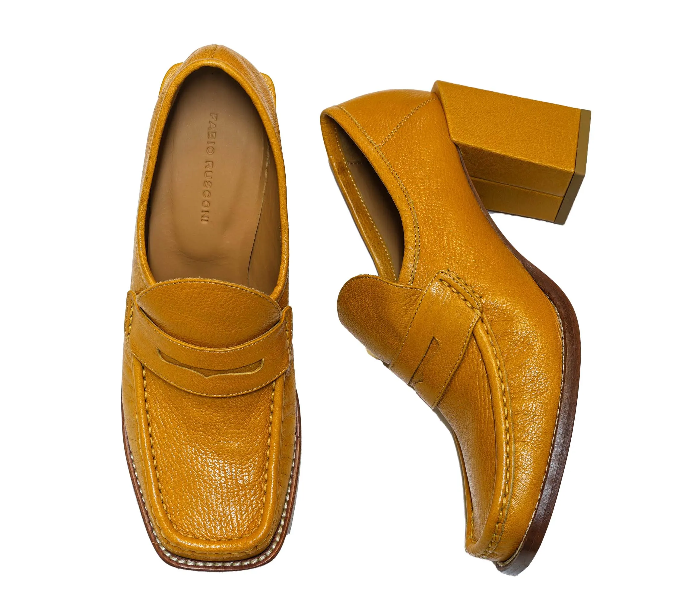 Fabio Rusconi Women’s Mustard Leather Loafer RIRI
