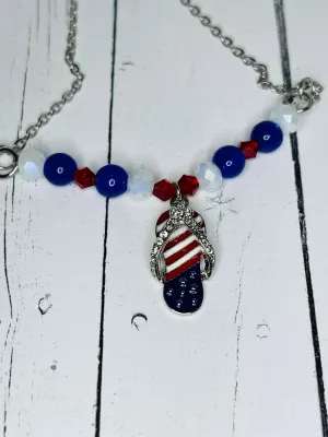 Flip Flops & Freedom - Necklace