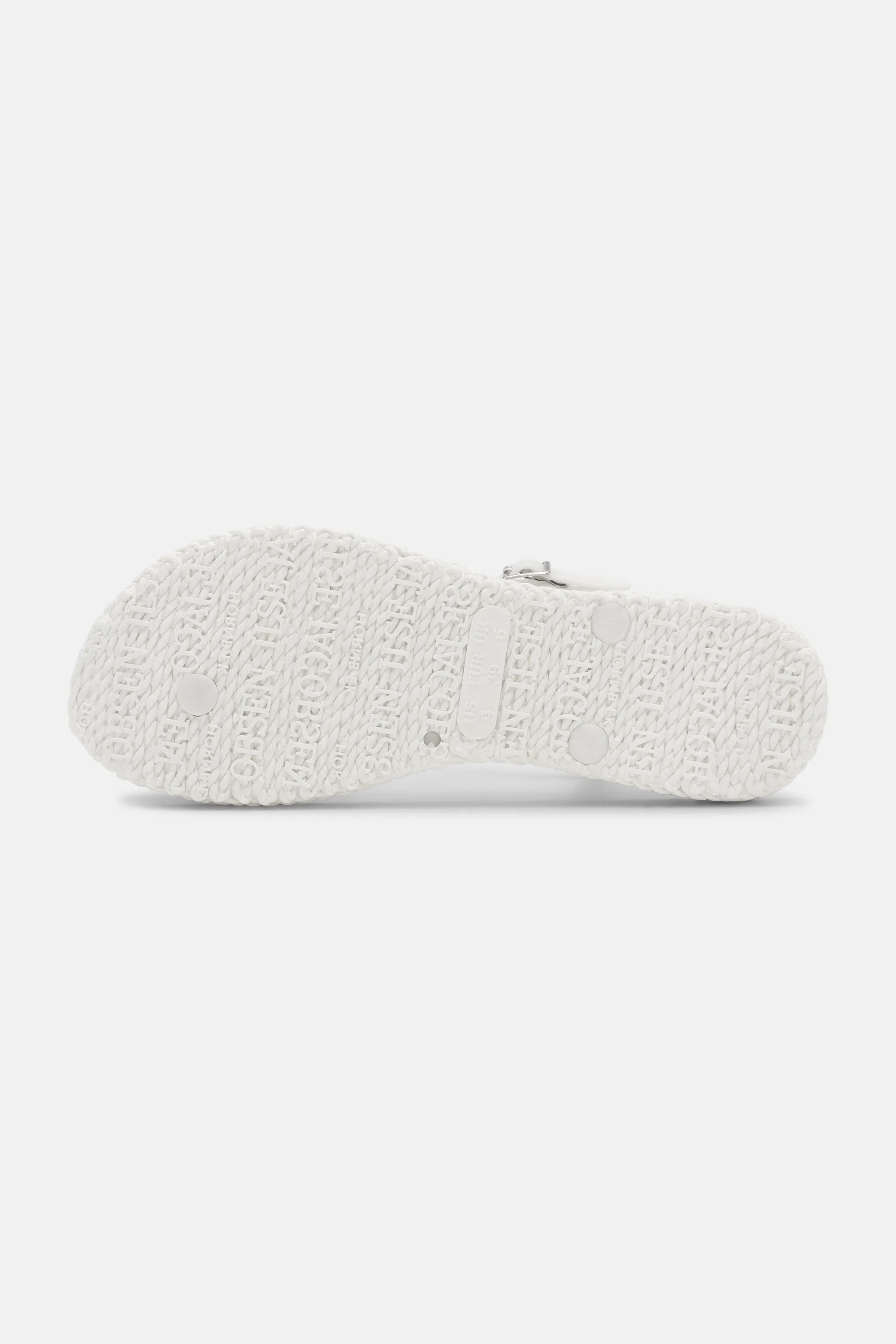 Flip Flops Strasssteinen - Creme