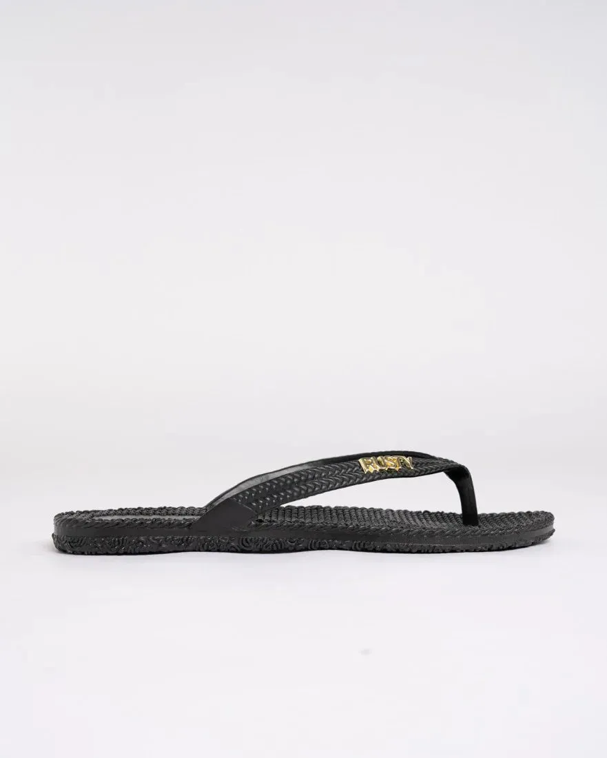 Flip Out Thong Blk