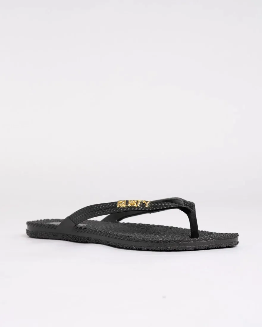 Flip Out Thong Blk