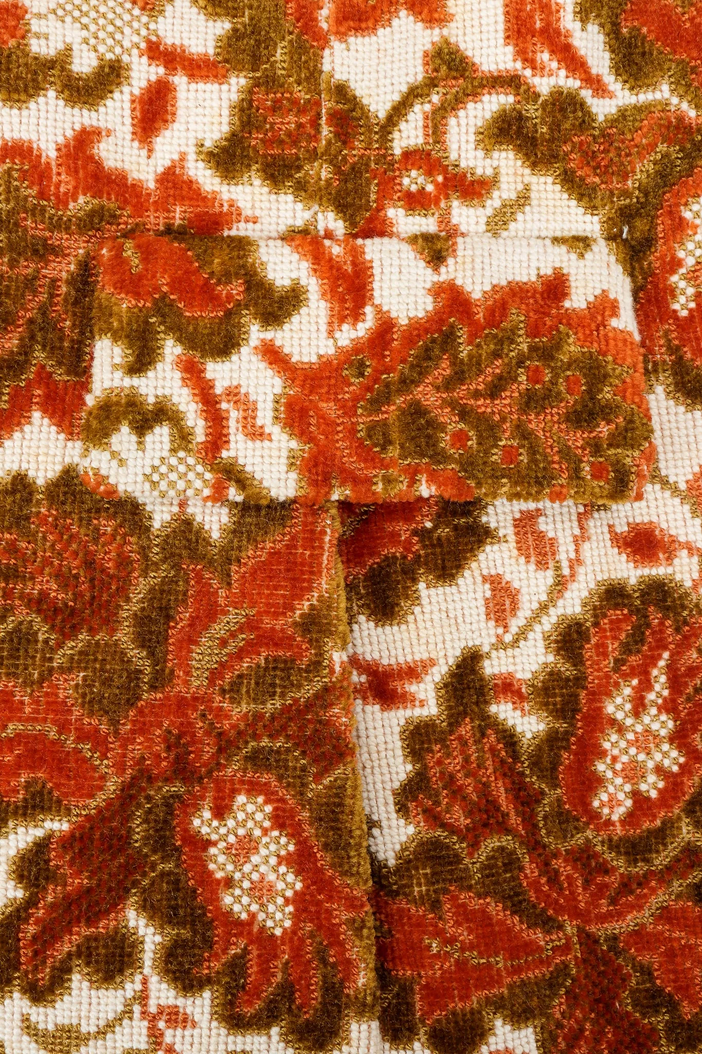 Floral Chenille Carpet Coat