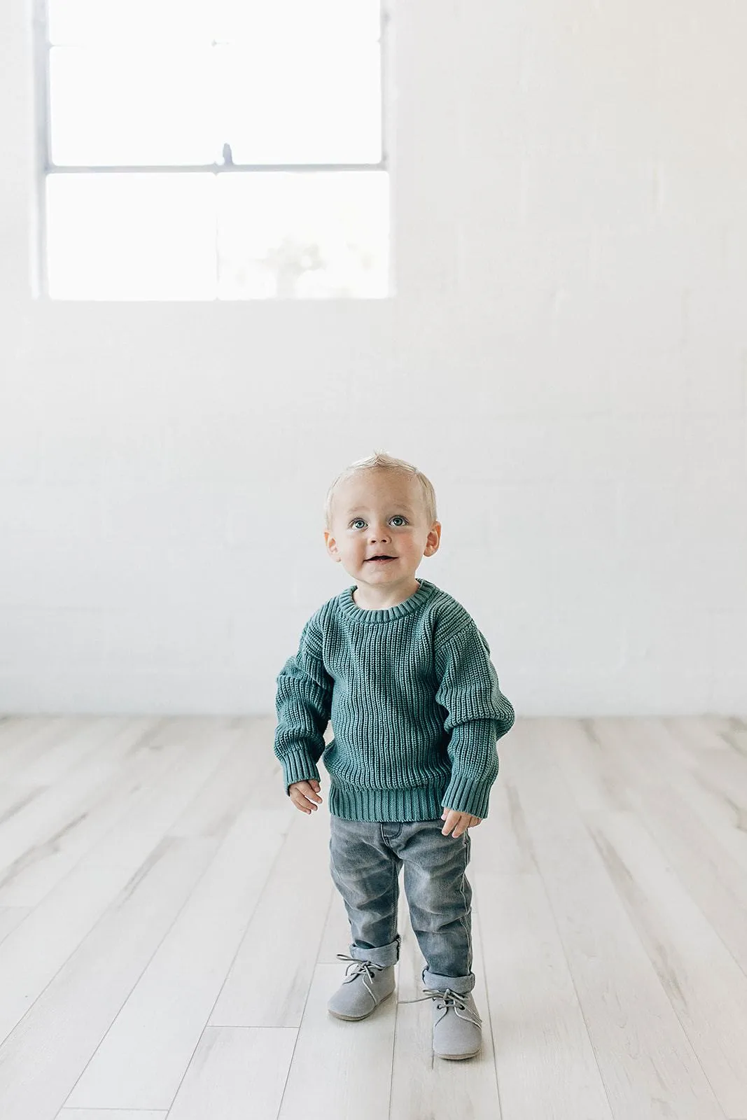 Fog Suede - Oxford - US Size 1-4 - Soft Sole