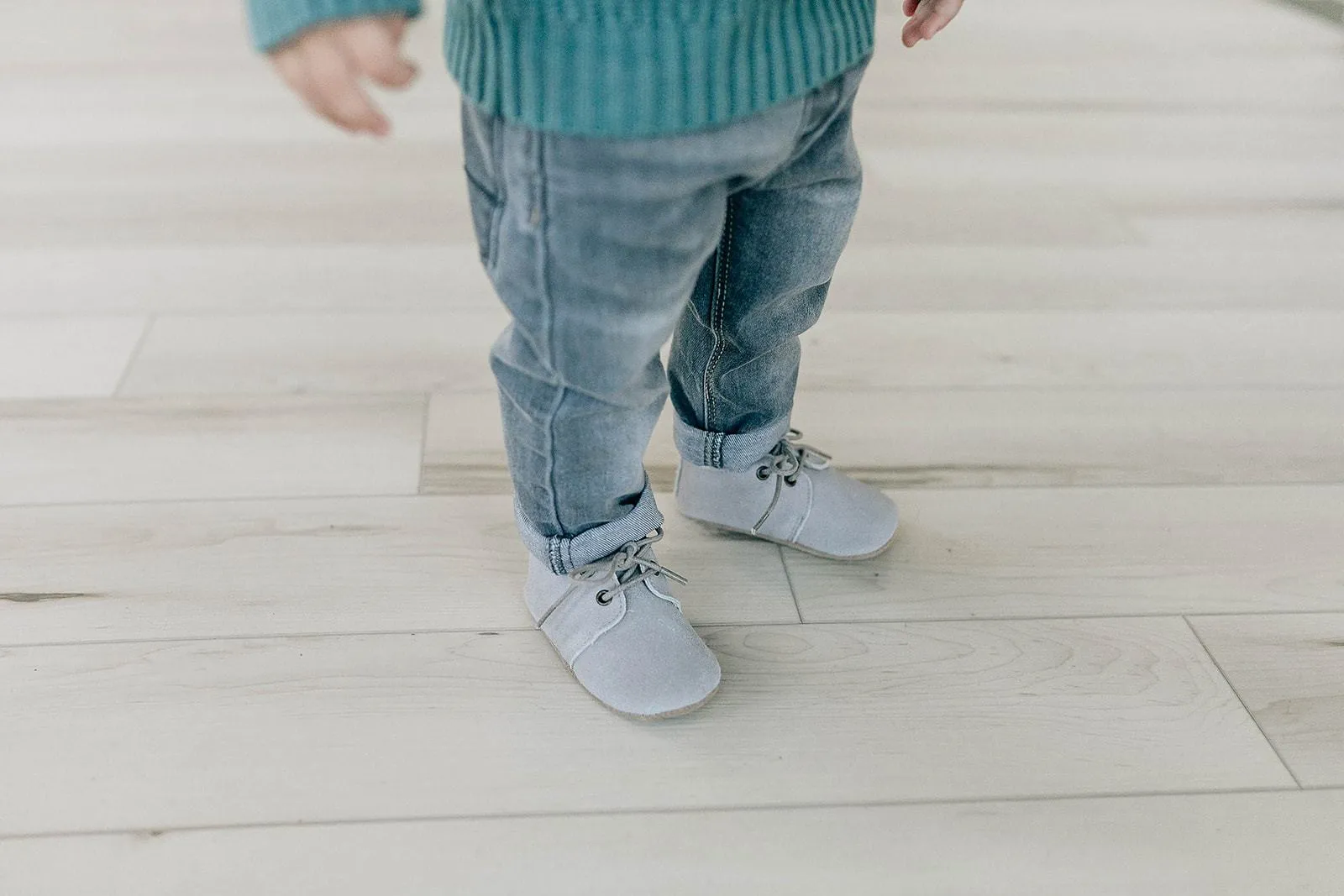Fog Suede - Oxford - US Size 1-4 - Soft Sole