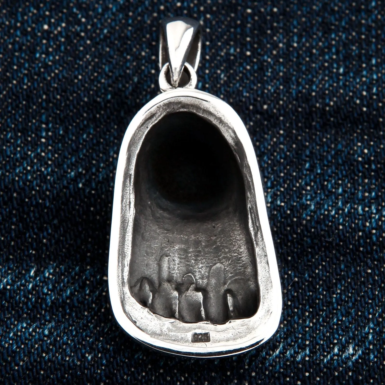 Foot Sterling Silver Pendant