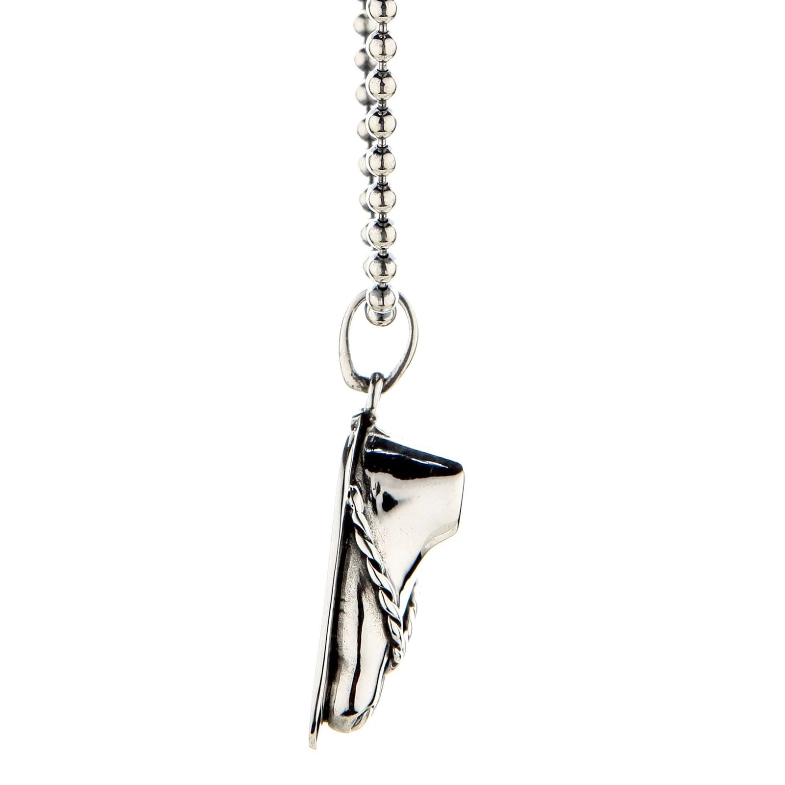 Foot Sterling Silver Pendant