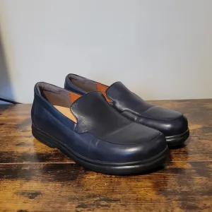 Footprints by Birkenstock Navy Leather Loafer Size 38