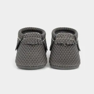Freshly Picked Grey Triangle Soft Sole Moccassins
