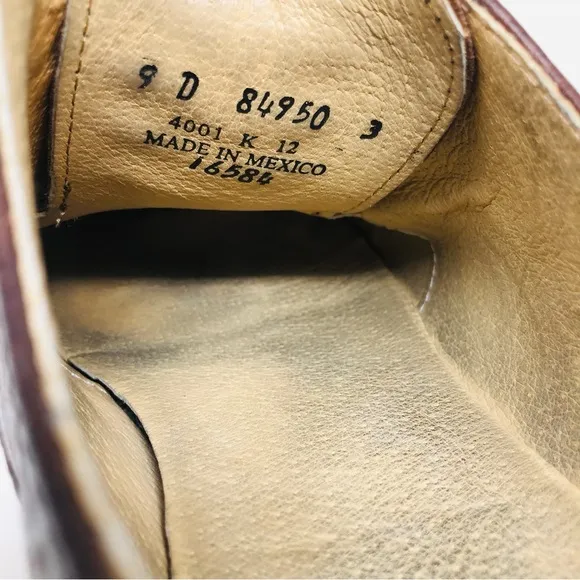 Frye Brown Leather Oxfords Mexico