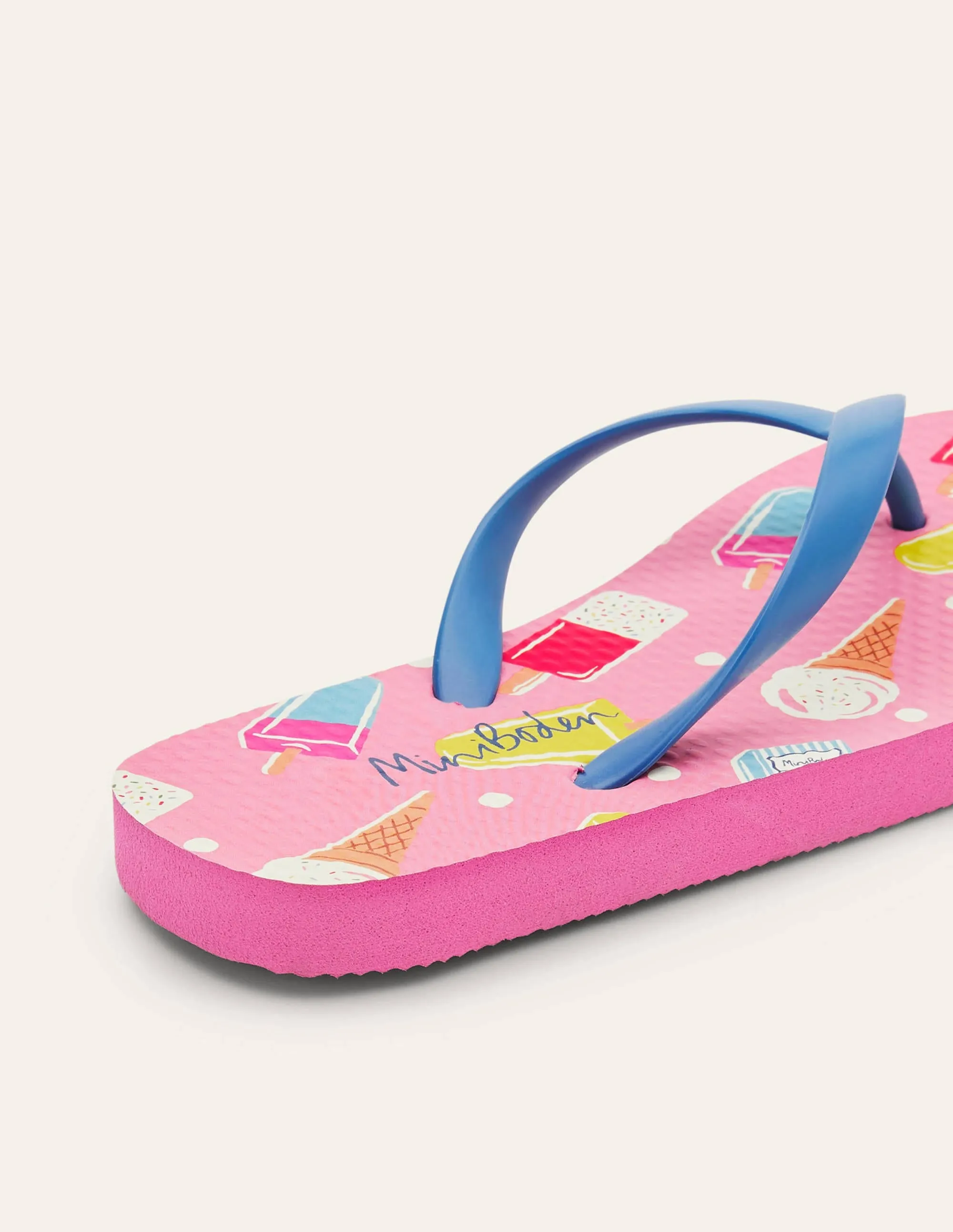 Fun Printed Flip Flops-Multi Ice Creams