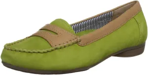Gabor moccasins 64.210.11 green suede leather