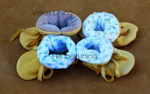 Geier Gloves Baby Moccasins Flannel Lined (Made In USA)
