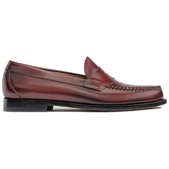 G.H. Bass &amp; Co. Logan Flat Strap Weejuns Loafer, Wine, Men's Size 8