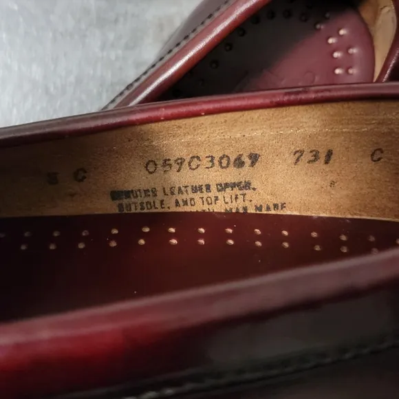 G.H. Bass &amp; Co. Logan Flat Strap Weejuns Loafer, Wine, Men's Size 8