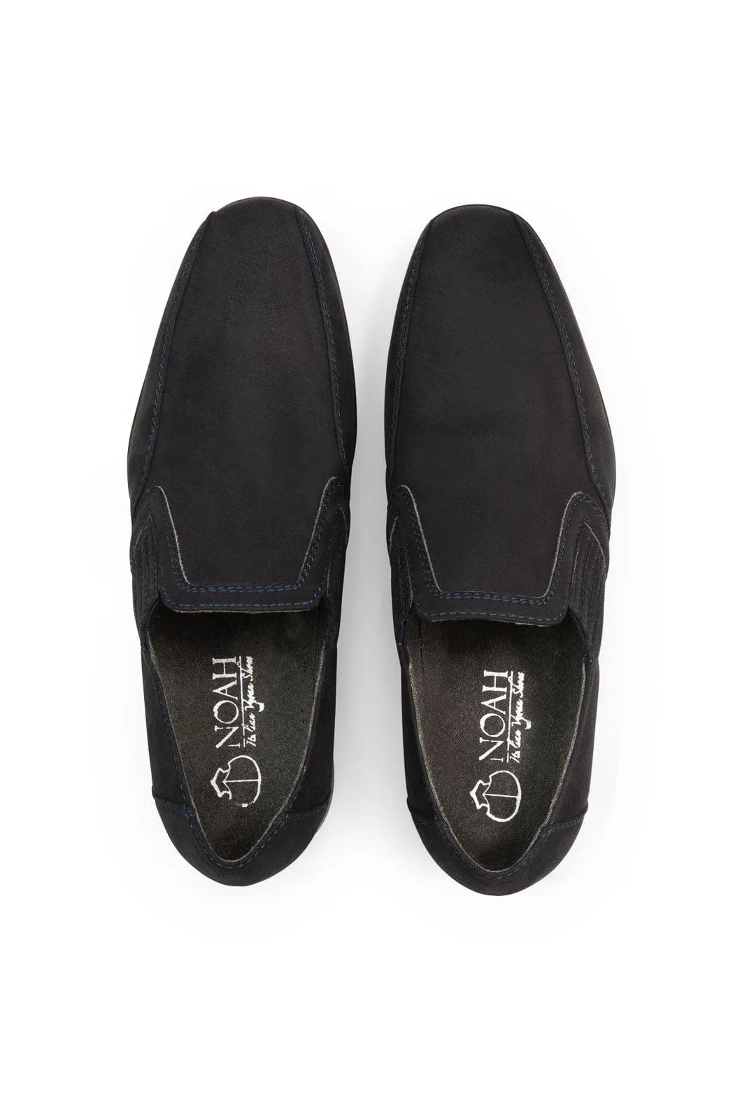 Gianni Men's Vegan Suede Leather Moccasins | Blue