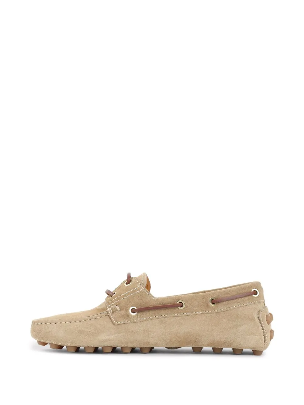 Gommino bubble suede leather loafers