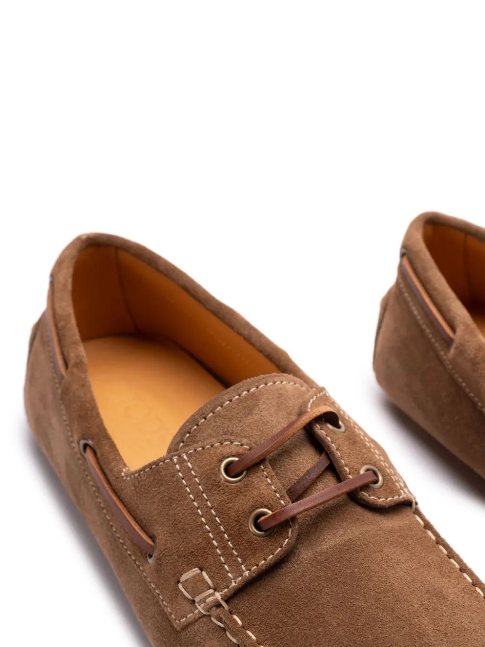 Gommino bubble suede leather loafers