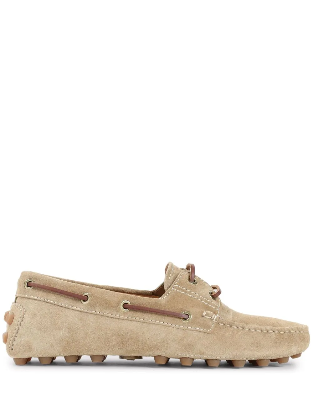 Gommino bubble suede leather loafers