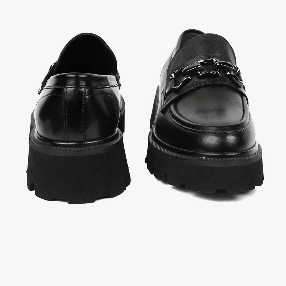 Greyder Women's High Moccasins In Black