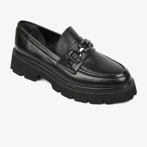 Greyder Women's High Moccasins In Black