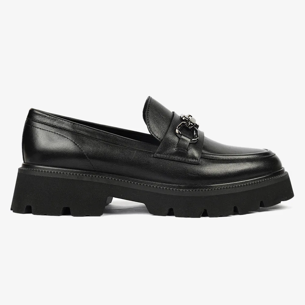 Greyder Women's High Moccasins In Black