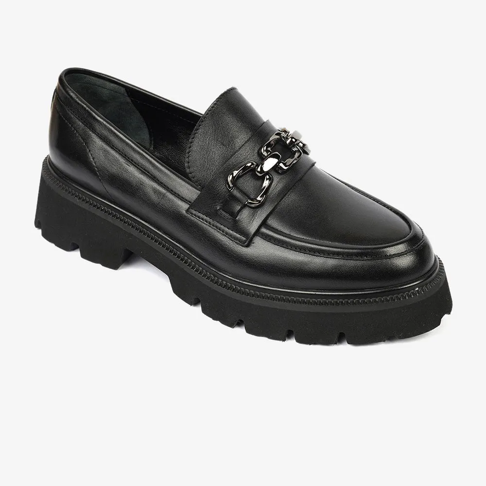 Greyder Women's High Moccasins In Black