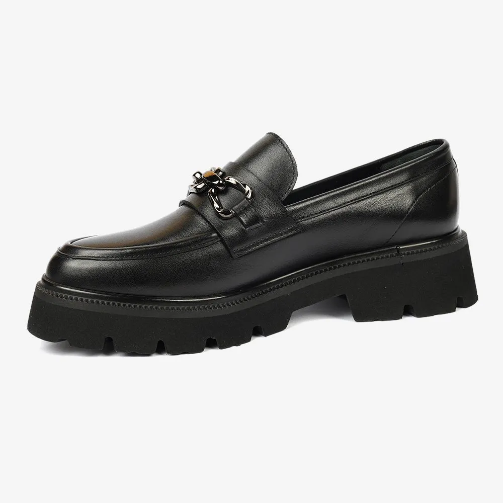 Greyder Women's High Moccasins In Black