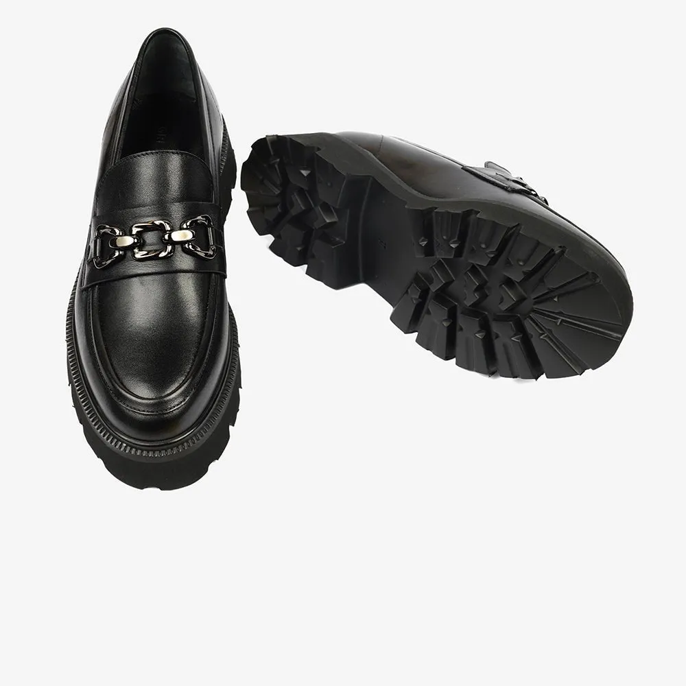 Greyder Women's High Moccasins In Black