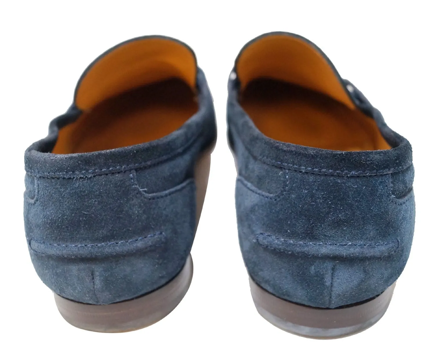 Gucci Horsebit Suede Moccasins Loafer with Web Men's Size 8