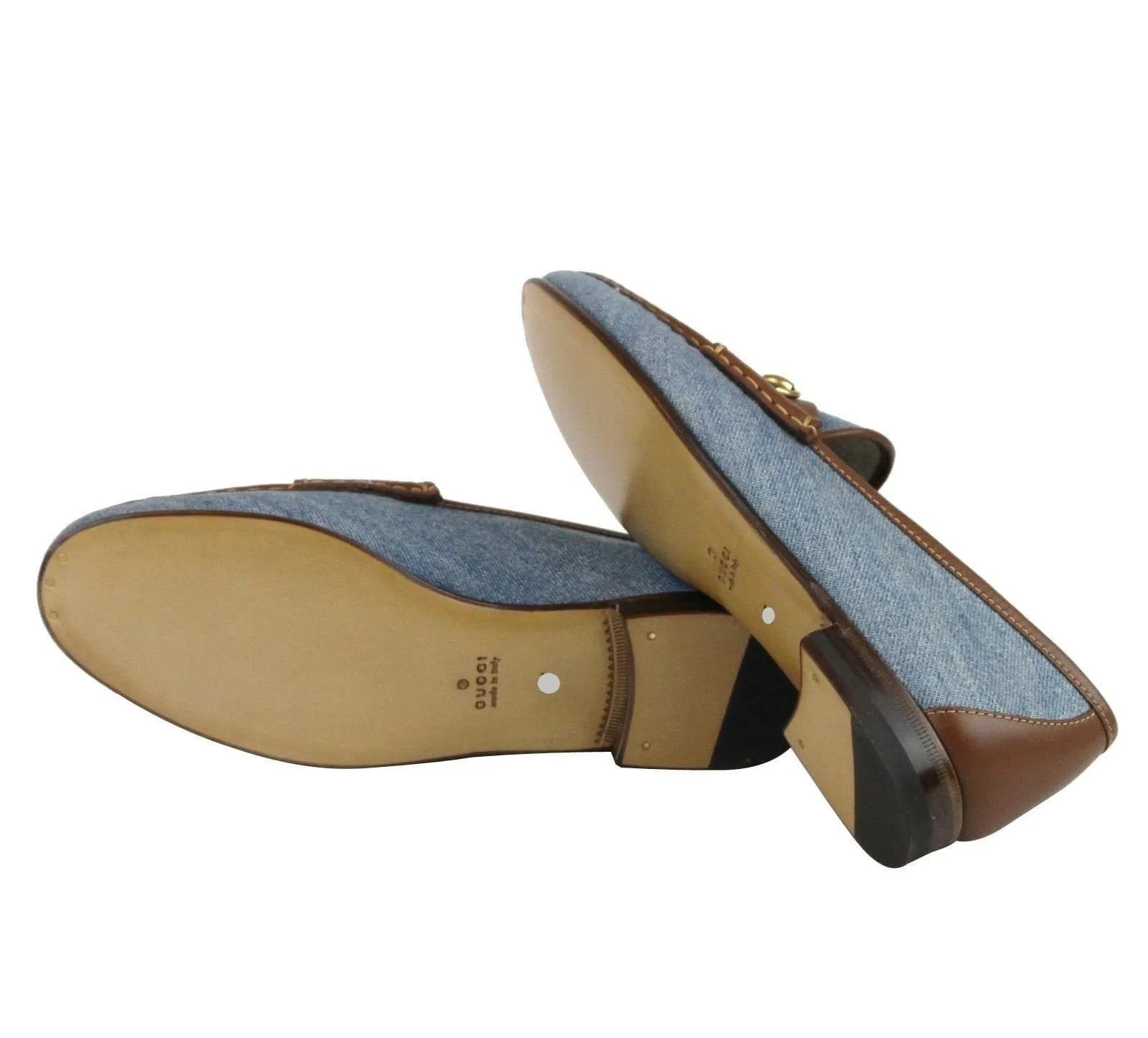 Gucci Shoes Blue Women - Gucci Horsebit Denim Loafer Shoe