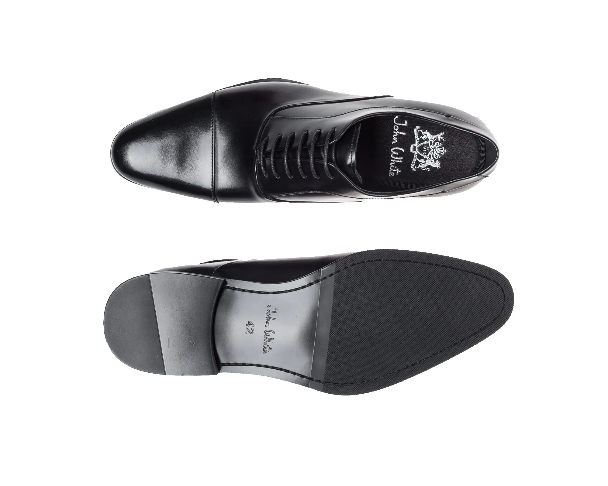 Guildhall Black Capped Oxfords
