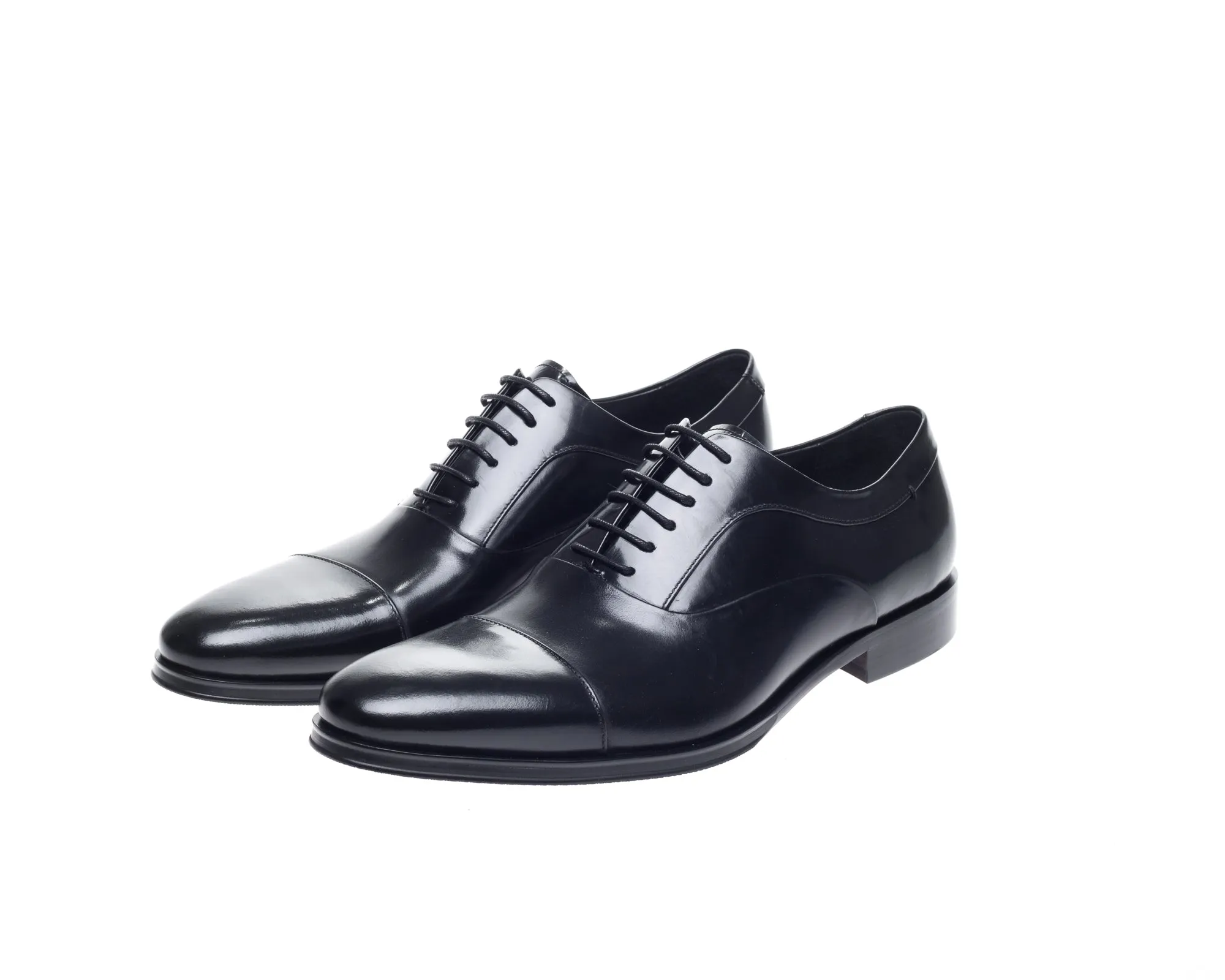 Guildhall Black Capped Oxfords