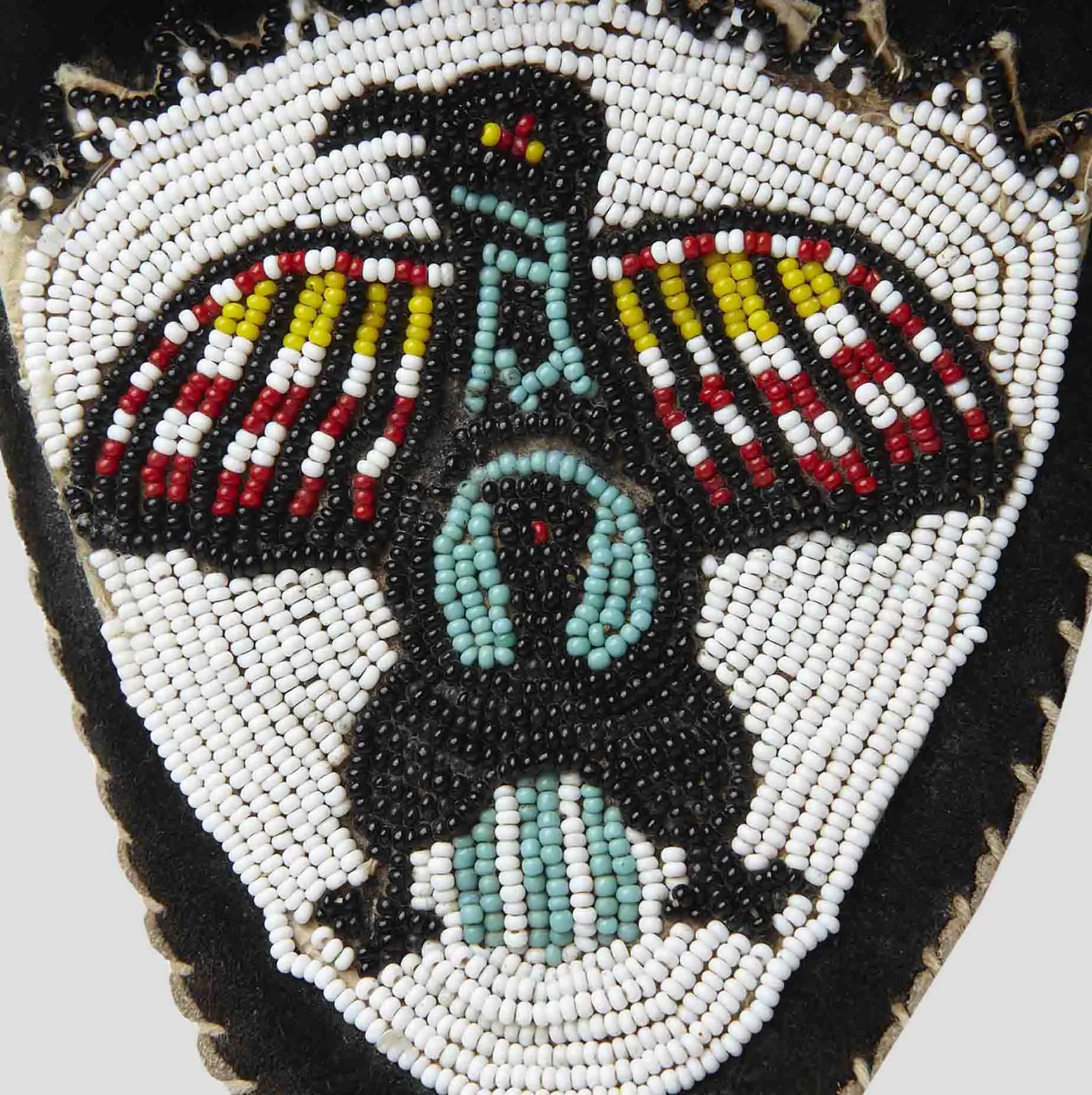 Hand Beaded Moccasins - c.1920