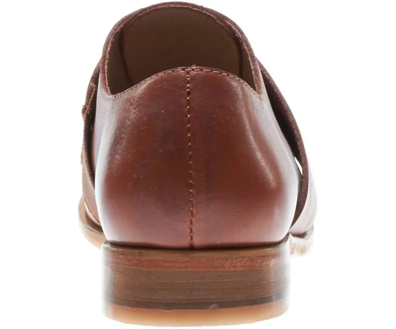 Handmade Brown Leather Moccasins for Men