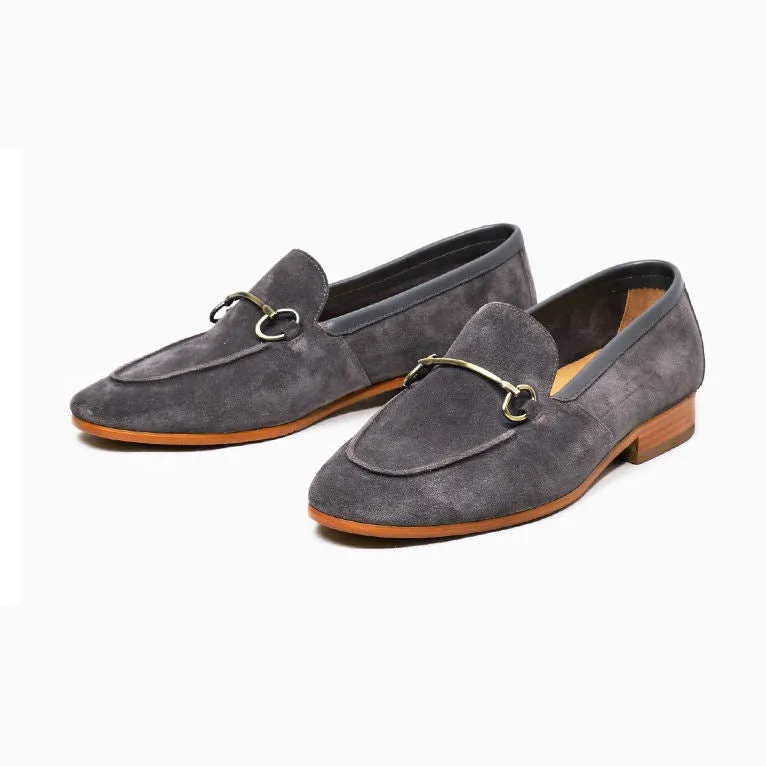 Handmade Leather Suede Tassel Moccasins - Elegant Slip-On Loafers