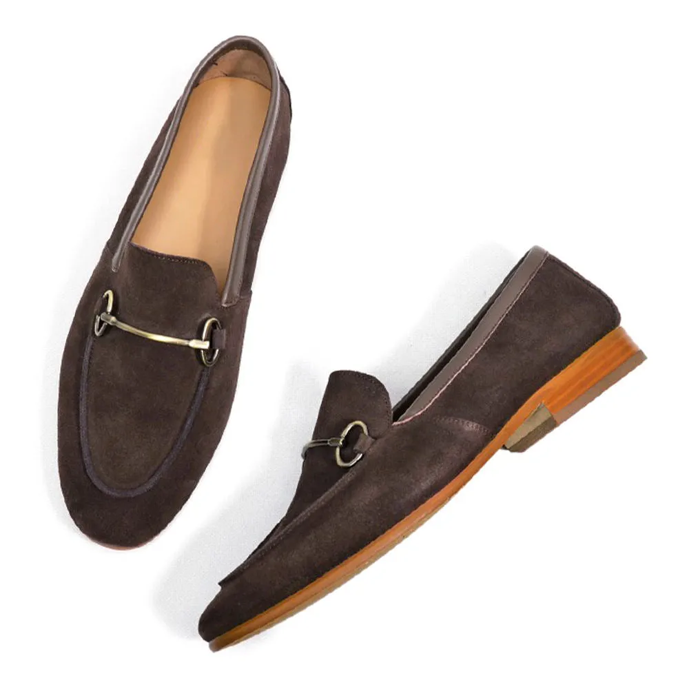 Handmade Leather Suede Tassel Moccasins - Elegant Slip-On Loafers