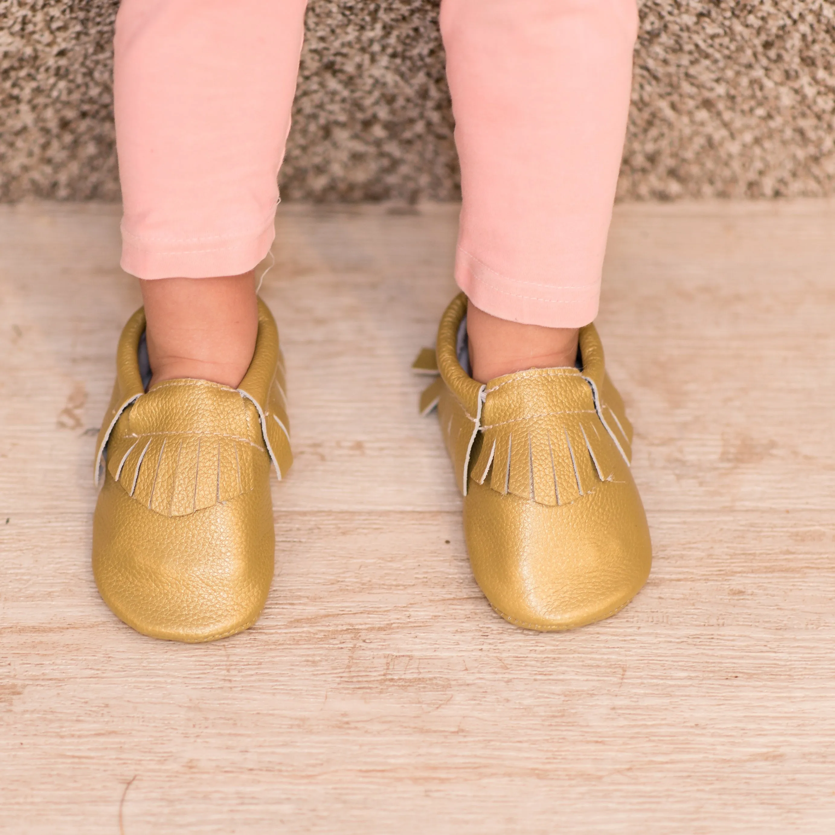 Hard Sole Moccasins Solid Colors