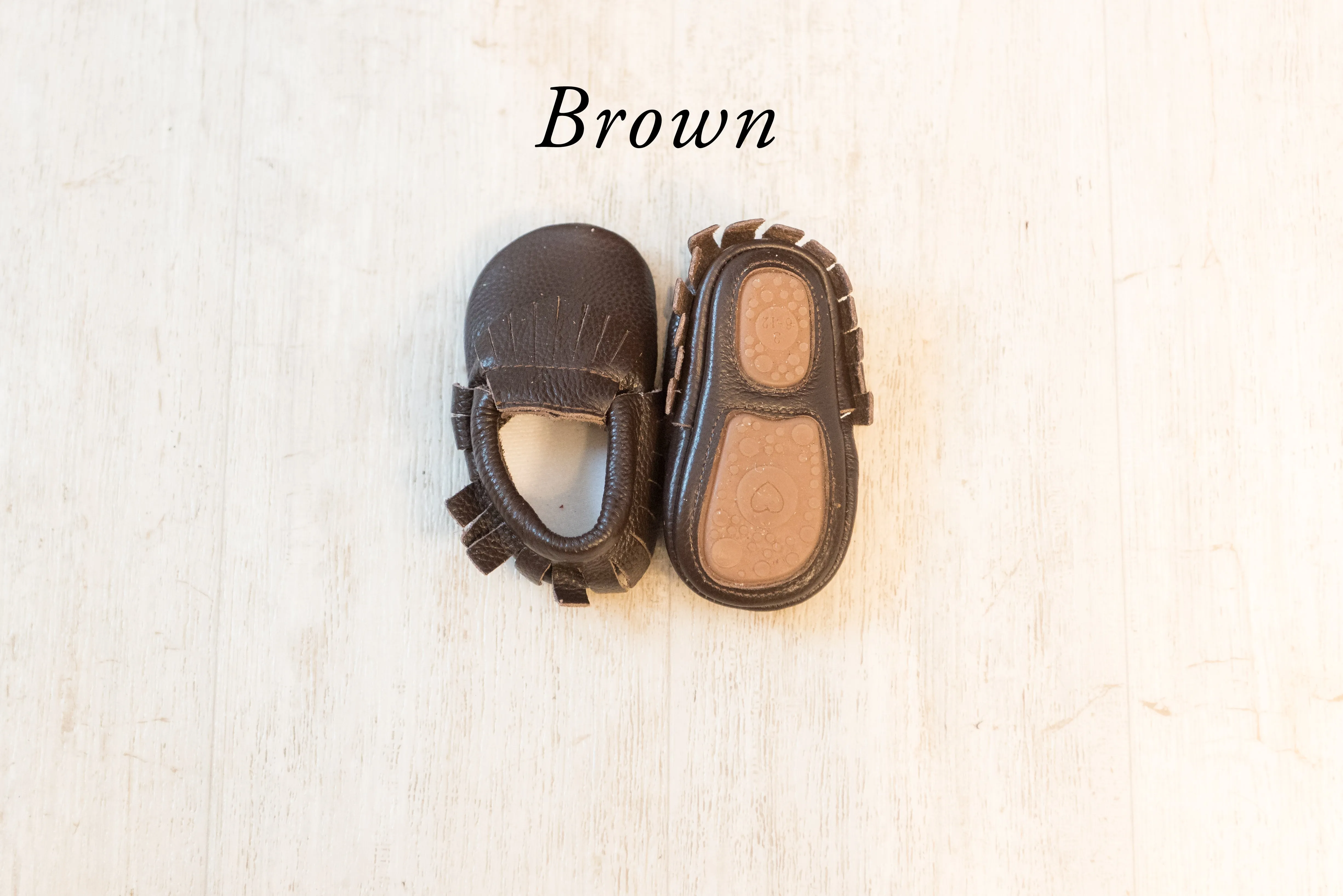 Hard Sole Moccasins Solid Colors