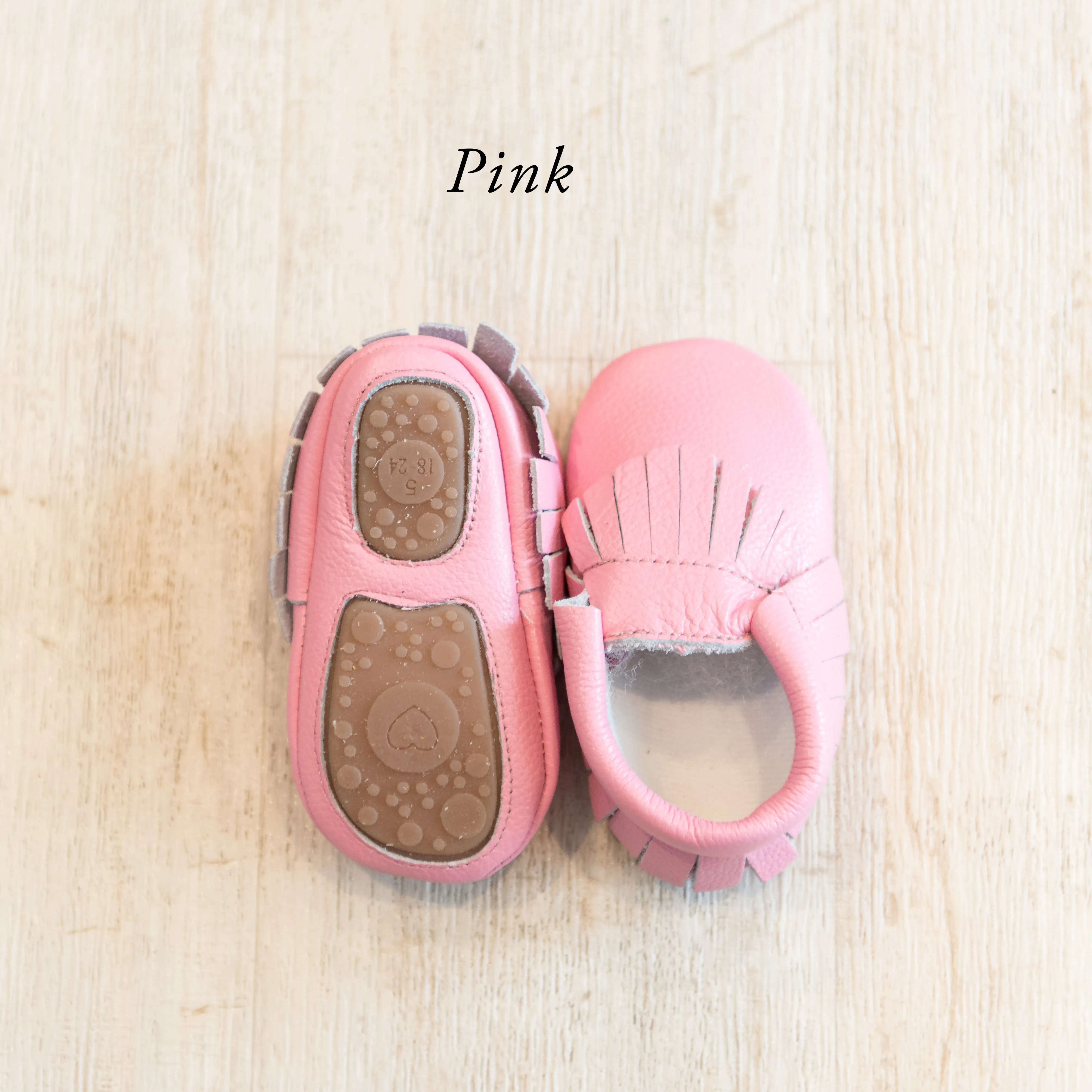 Hard Sole Moccasins Solid Colors