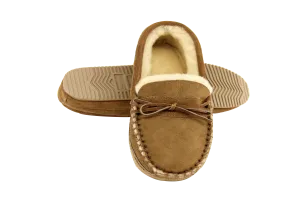 Hardsole Moccasin - Genuine sheepskin slipper