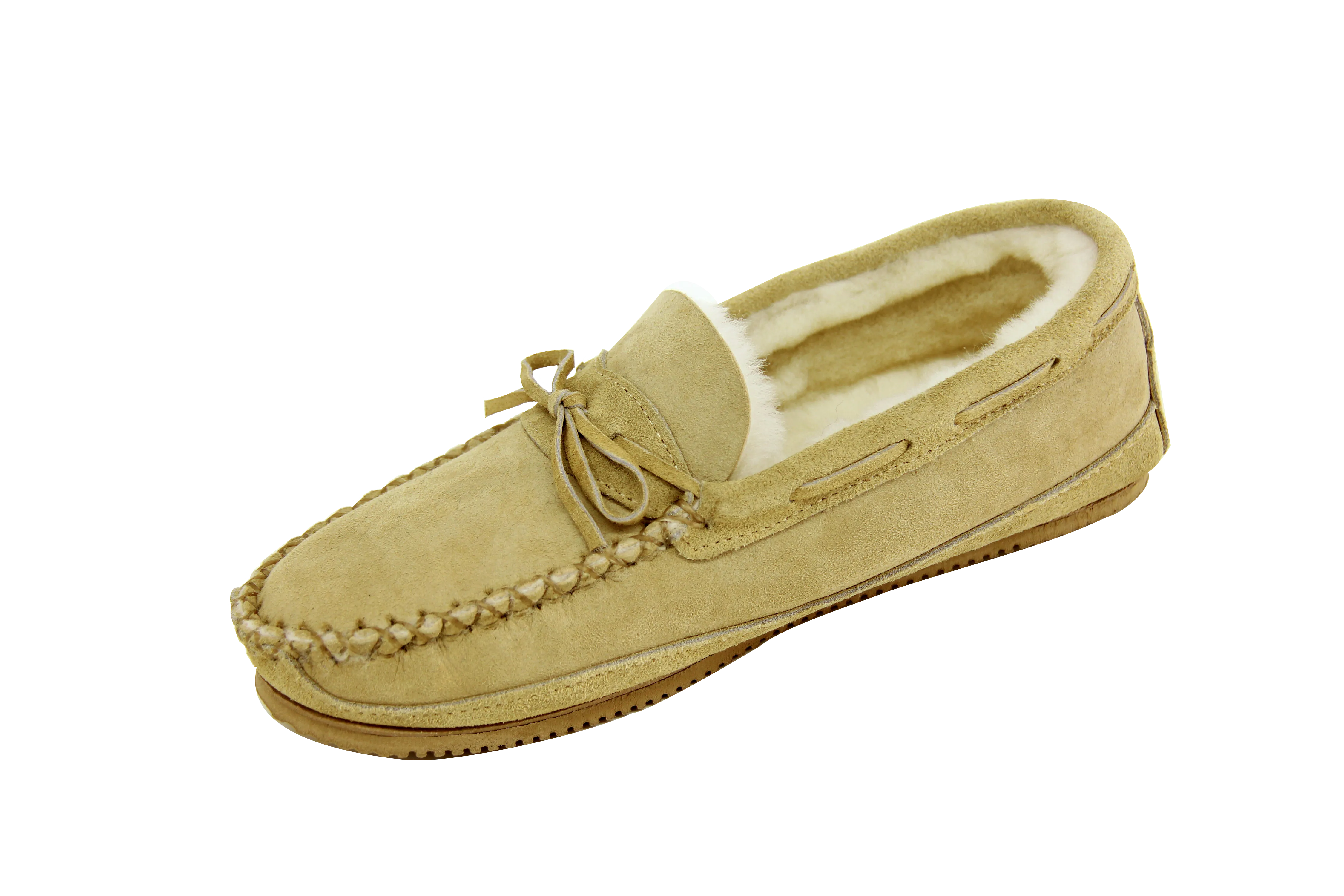 Hardsole Moccasin - Genuine sheepskin slipper